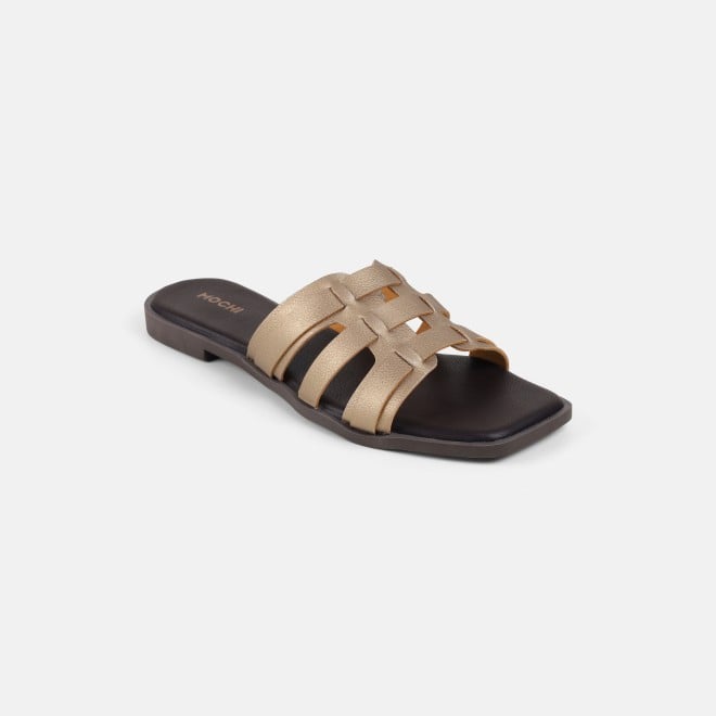Mochi Women Antic-gold Casual Slip Ons (SKU: 41-593-28-36)