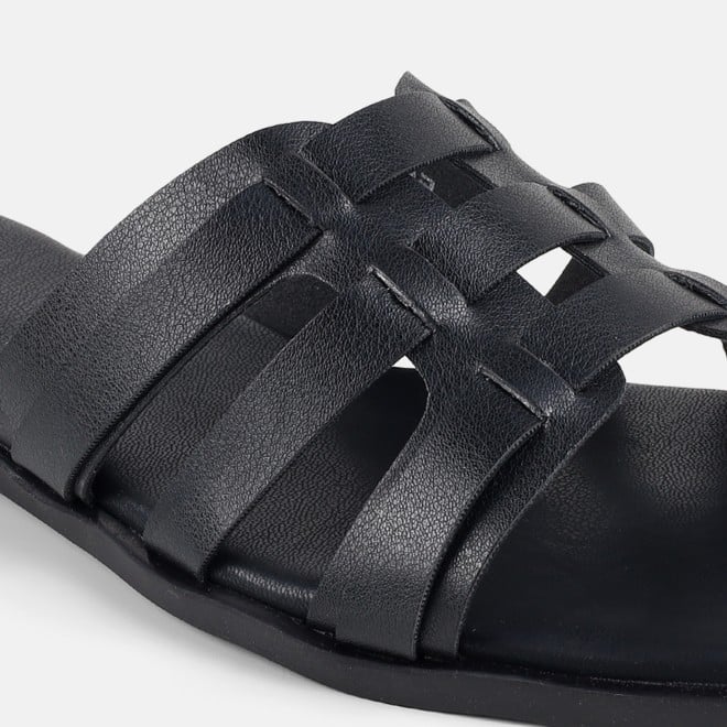 Mochi Women Gun-metal Casual Slip Ons (SKU: 41-593-29-36)