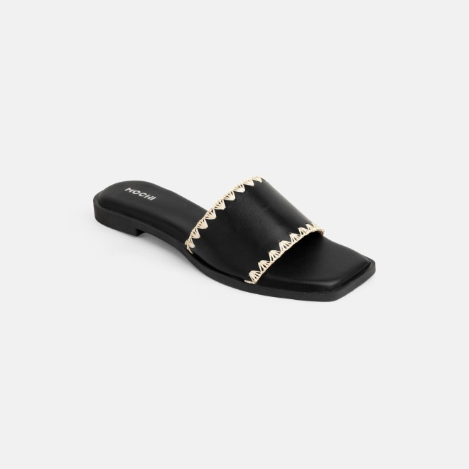 Mochi Women Black Casual Slippers (SKU: 41-594-11-36)