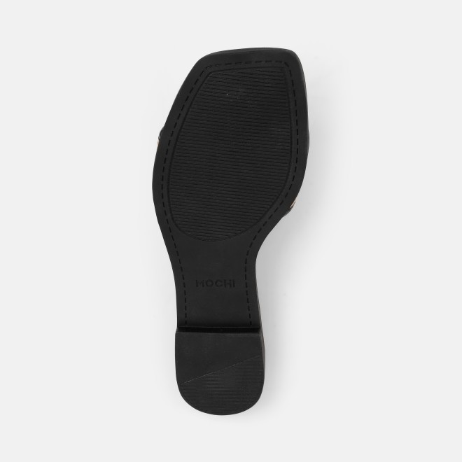 Mochi Women Black Casual Slippers (SKU: 41-631-11-36)