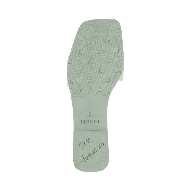 Mochi Women Green Casual Slippers (SKU: 41-66-21-36)