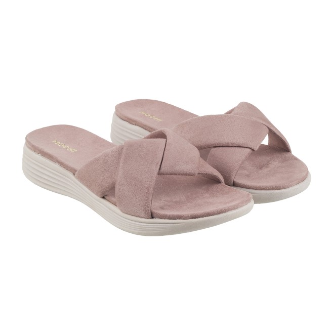 Mochi Women Beige Casual Slippers (SKU: 41-800076-20-37)