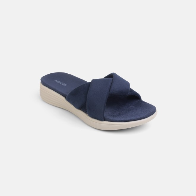 Mochi Women Blue-navy Casual Slippers (SKU: 41-800076-17-37)