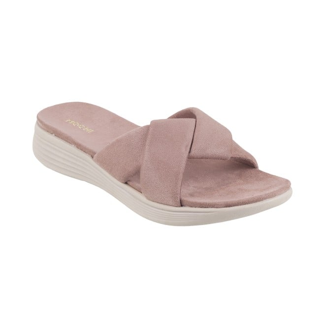 Women Beige Casual Slippers