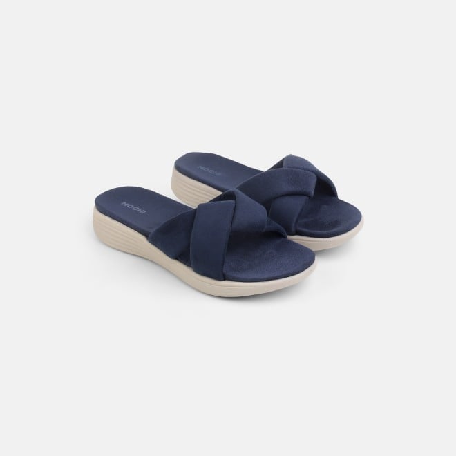 Mochi Women Blue-navy Casual Slippers (SKU: 41-800076-17-37)