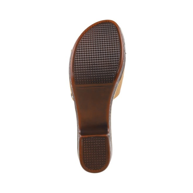 Mochi Women Tan Casual Slip Ons (SKU: 41-800164-23-36)