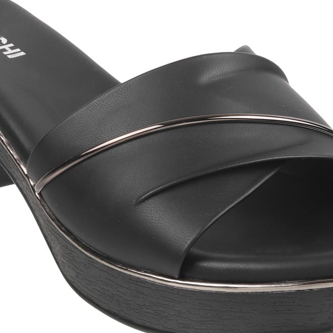 Mochi Women Black Casual Slip Ons (SKU: 41-800164-11-36)