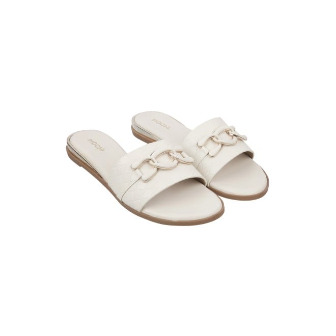 Mochi Women Off-white Casual Slip Ons (SKU: 41-800190-66-37)
