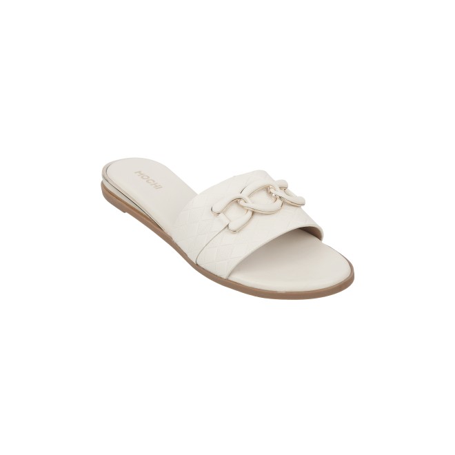Mochi Women Off-white Casual Slip Ons (SKU: 41-800190-66-37)