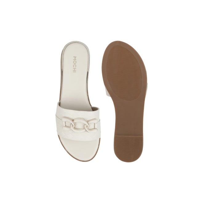 Mochi Women Off-white Casual Slip Ons (SKU: 41-800190-66-37)
