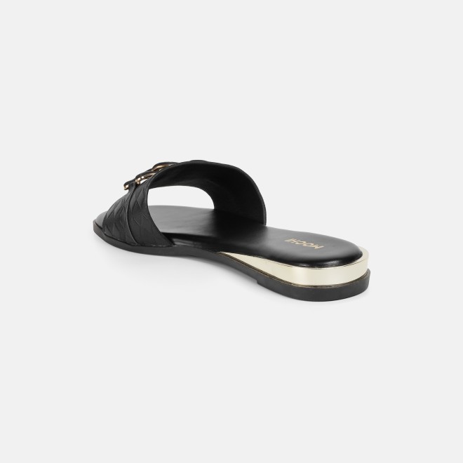 Mochi Women Black Casual Slip Ons (SKU: 41-800190-11-38)