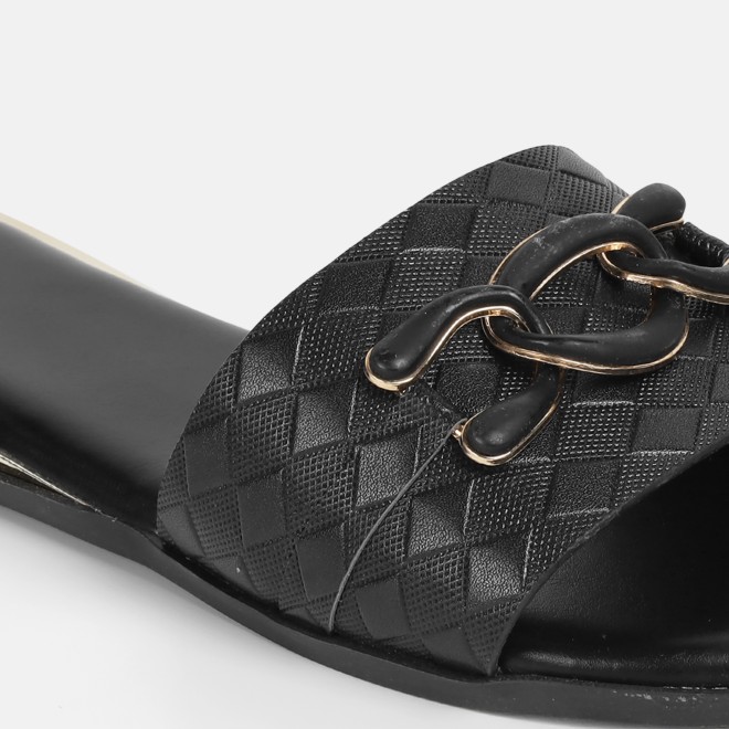 Mochi Women Black Casual Slip Ons (SKU: 41-800190-11-38)