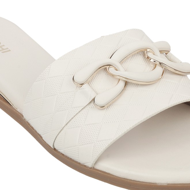 Mochi Women Off-white Casual Slip Ons (SKU: 41-800190-66-37)