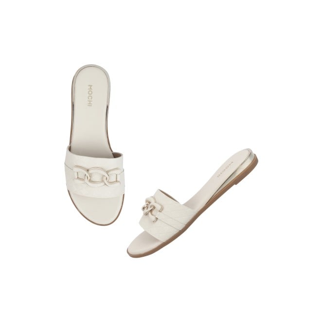 Mochi Women Off-white Casual Slip Ons (SKU: 41-800190-66-37)