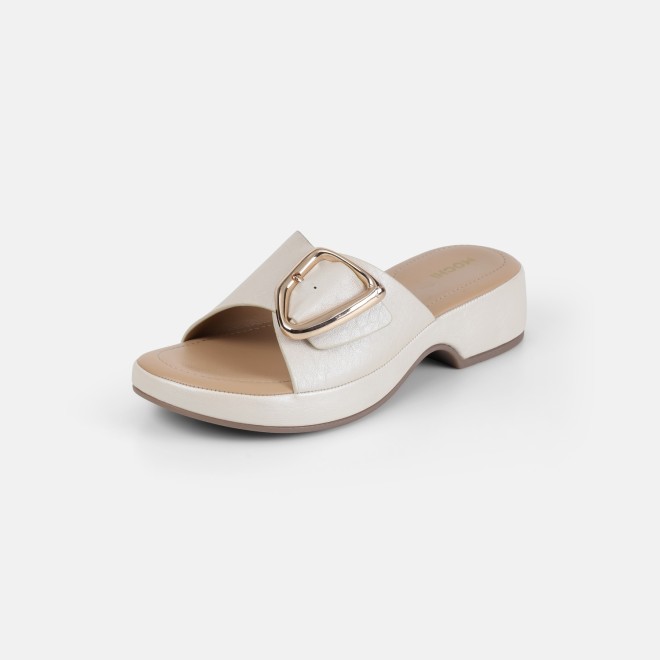 Mochi Women Off-white Casual Slippers (SKU: 41-800228-66-36)