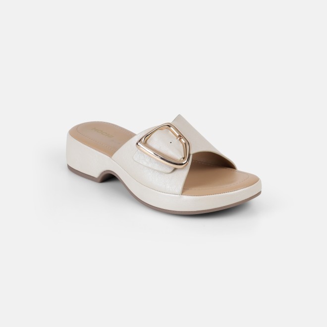Mochi Women Off-white Casual Slippers (SKU: 41-800228-66-36)