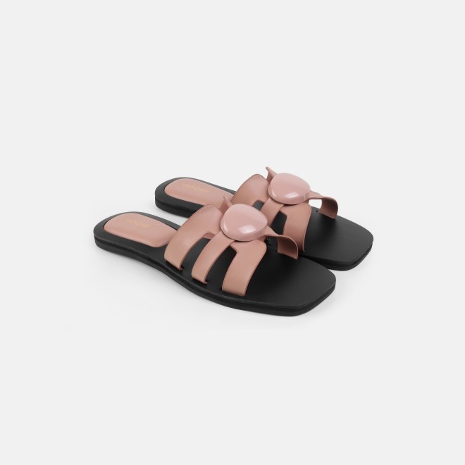 Mochi Women Peach Casual Slippers (SKU: 41-800375-80-36)