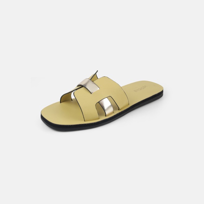 Mochi Women Yellow Casual Slip Ons (SKU: 41-809140-33-36)