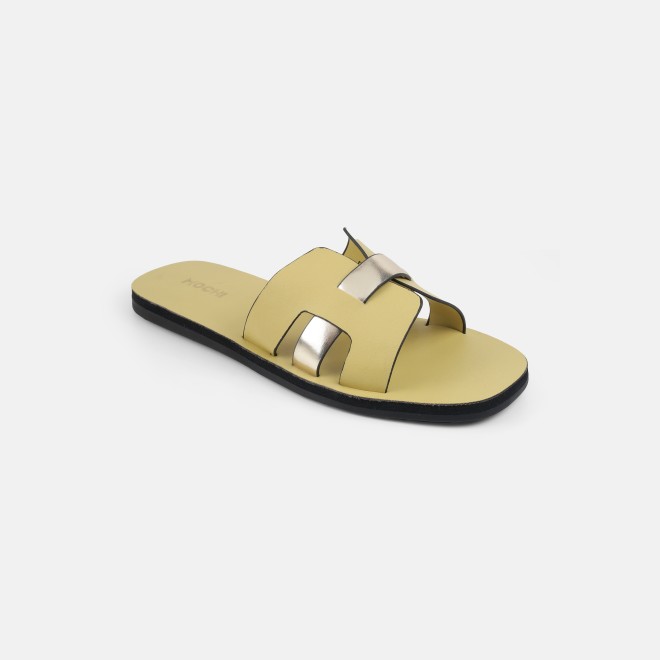 Mochi Women Yellow Casual Slip Ons (SKU: 41-809140-33-36)