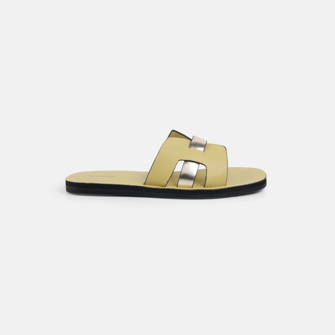 Mochi Women Yellow Casual Slip Ons (SKU: 41-809140-33-36)