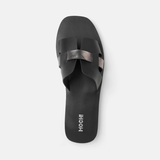 Mochi Women Black Casual Slip Ons (SKU: 41-809140-11-36)