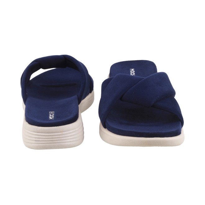 Mochi Women Blue-navy Casual Slippers (SKU: 41-900076-17-36)