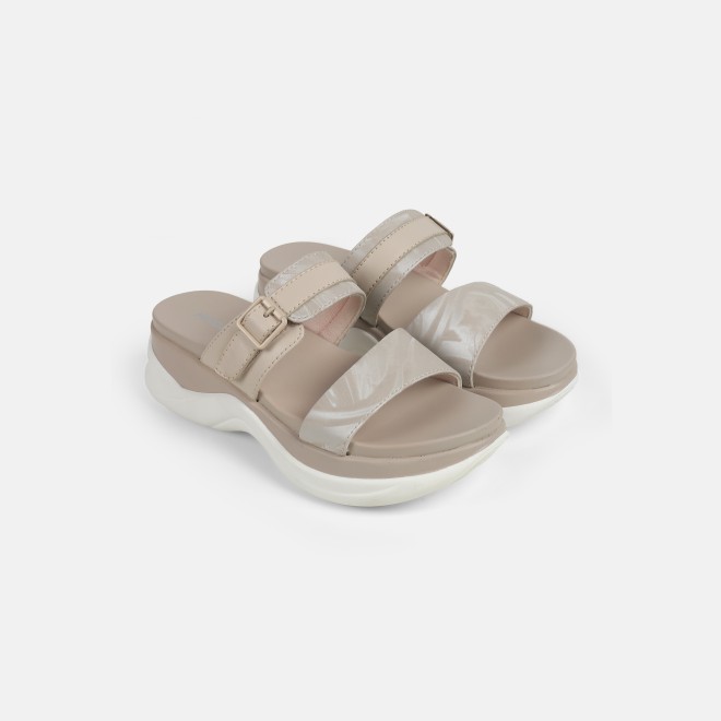 Mochi Women Beige Casual Slip Ons (SKU: 41-900326-20-36)