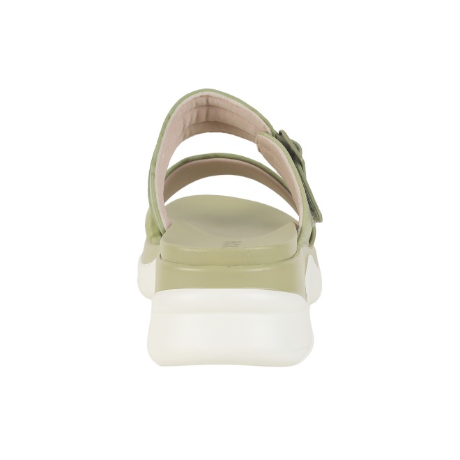 Mochi Women Green Casual Slip Ons (SKU: 41-900326-21-36)