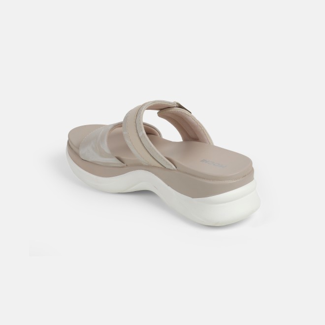 Mochi Women Beige Casual Slip Ons (SKU: 41-900326-20-36)