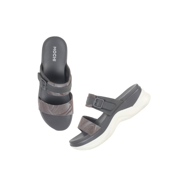 Mochi Women Grey Casual Slip Ons (SKU: 41-900326-14-36)