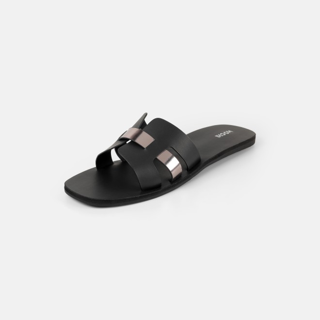 Mochi Women Black Casual Slip Ons (SKU: 41-9140-11-36)