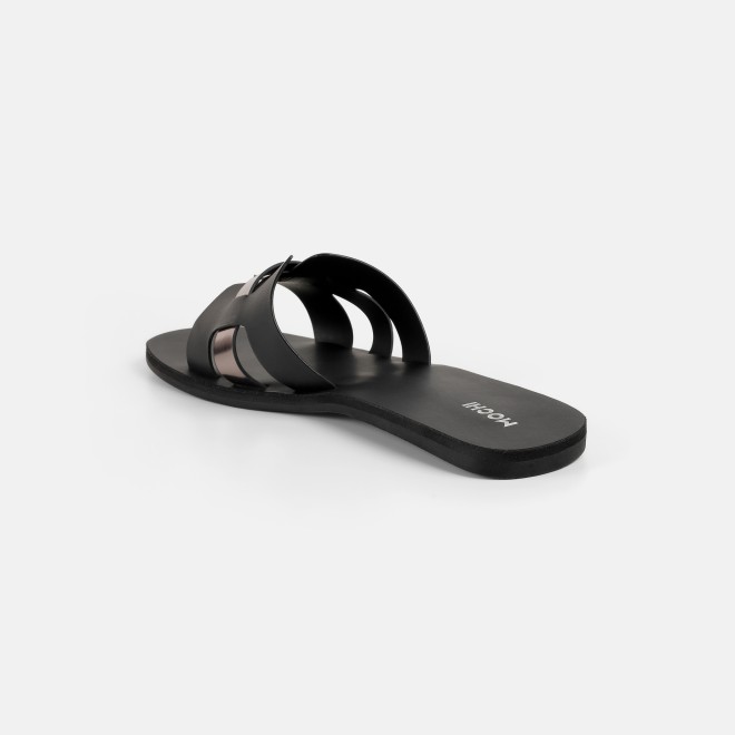 Mochi Women Black Casual Slip Ons (SKU: 41-9140-11-36)