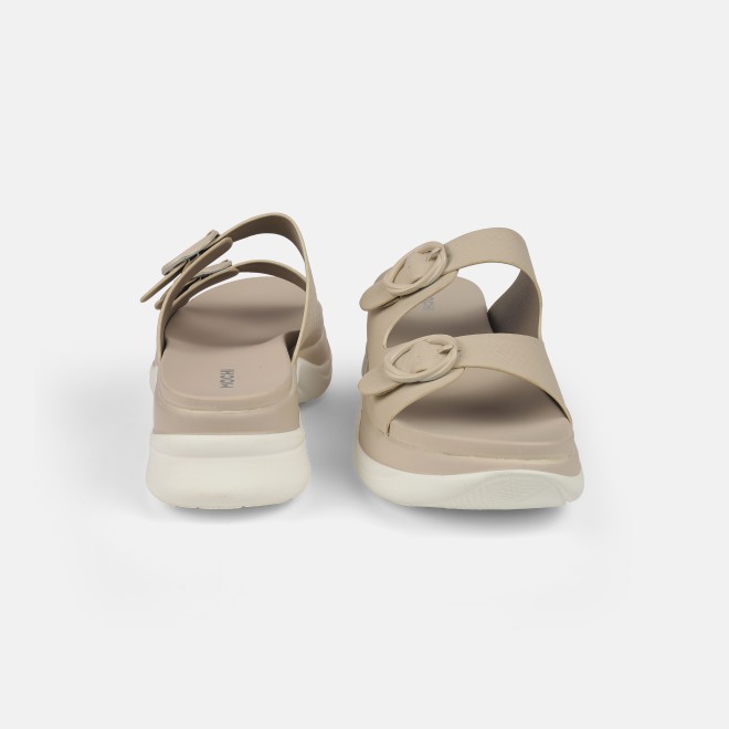 Mochi Women Beige Casual Slip Ons (SKU: 41-9199-20-40)