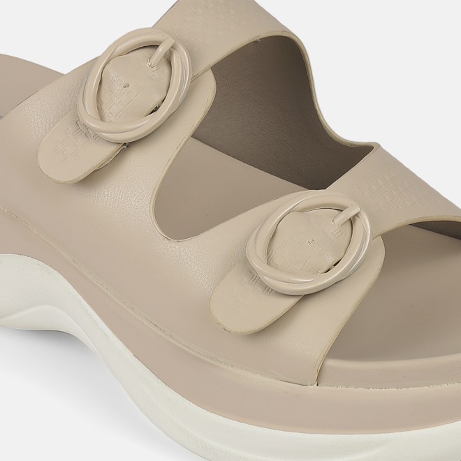 Mochi Women Beige Casual Slip Ons (SKU: 41-9199-20-40)