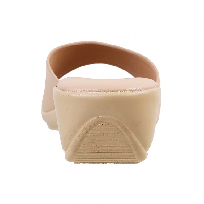 Mochi Women Beige Casual Sandals (SKU: 41-95-20-36)