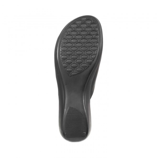 Mochi Women Black Casual Sandals (SKU: 41-95-11-36)