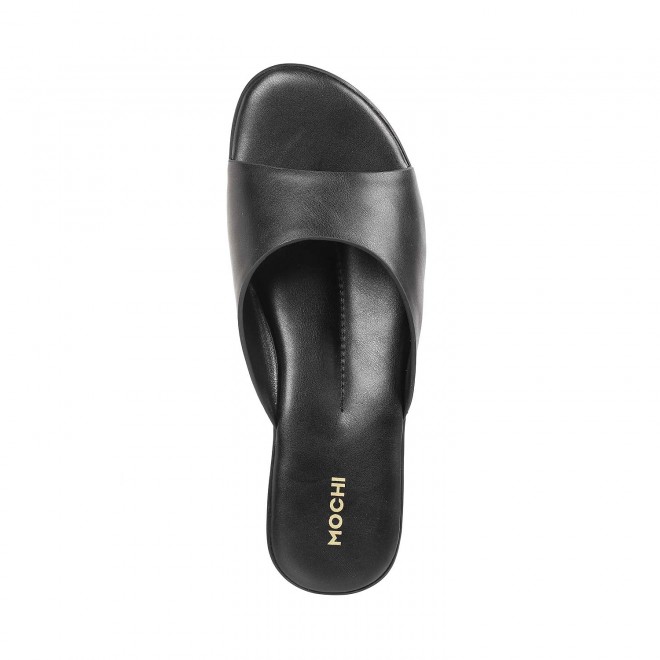 Mochi Women Black Casual Sandals (SKU: 41-95-11-36)