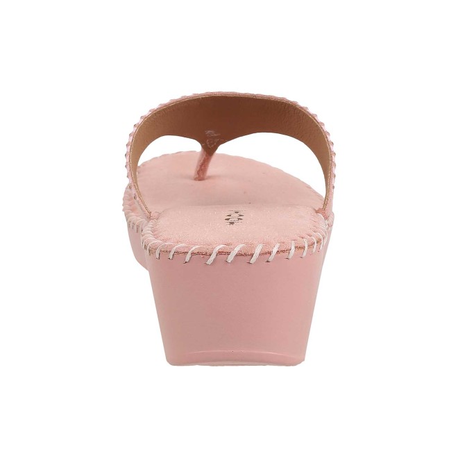 Mochi Women Pink Formal Slip Ons (SKU: 44-100-24-37)