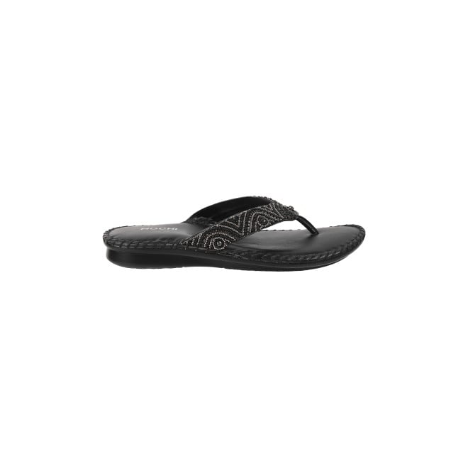 Mochi Women Black Casual Slippers (SKU: 44-1121-11-36)