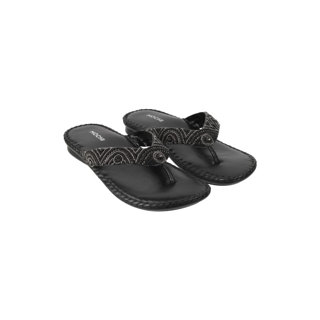 Mochi Women Black Casual Slippers (SKU: 44-1121L-11-43)