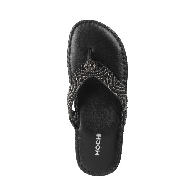 Mochi Women Black Casual Slippers (SKU: 44-1121L-11-43)