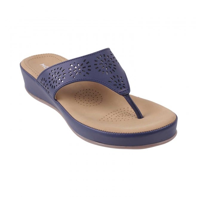 Mochi Women Blue Casual Slippers (SKU: 44-1420-45-36)