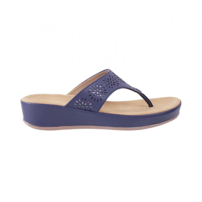 Mochi Women Blue Casual Slippers (SKU: 44-1420-45-36)