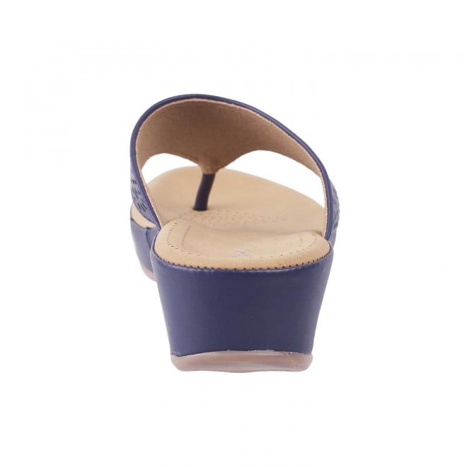 Mochi Women Blue Casual Slippers (SKU: 44-1420-45-36)