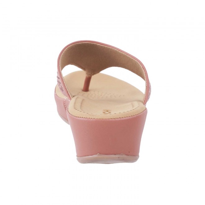 Mochi Women Peach Casual Slippers (SKU: 44-1420-80-36)