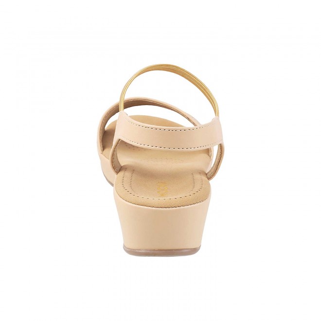 Mochi Women Beige Casual Sandals (SKU: 44-1481-20-36)