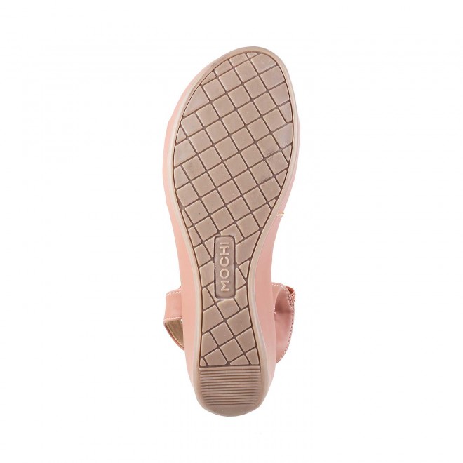 Mochi Women Peach Casual Sandals (SKU: 44-1481-80-36)