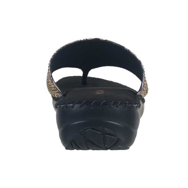 Mochi Women Black Casual Slippers (SKU: 44-167-11-37)