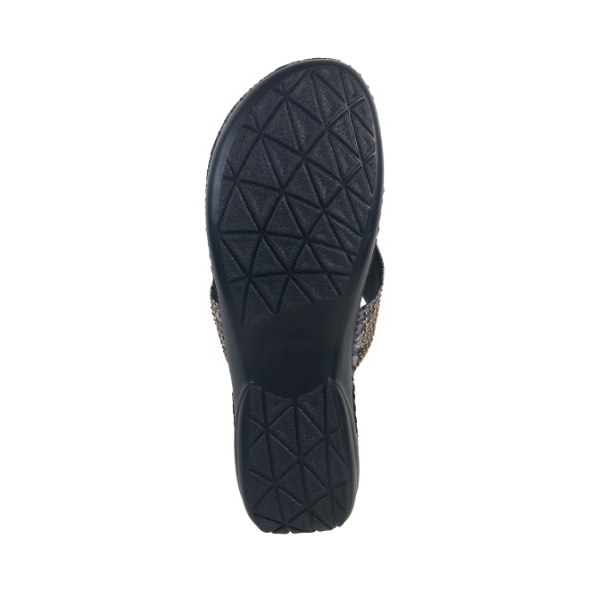 Mochi Women Black Casual Slippers (SKU: 44-167-11-37)