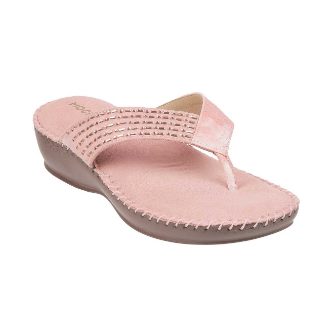 Mochi Women Pink Casual Slippers (SKU: 44-1675-24-36)